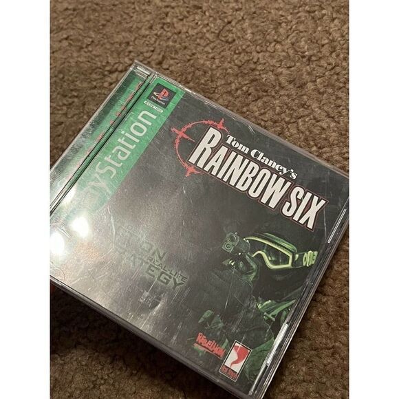 Tom Clancy's Rainbow Six (Sony PS1, 1999) Complete Black Label Playstation 1 - Picture 6 of 10